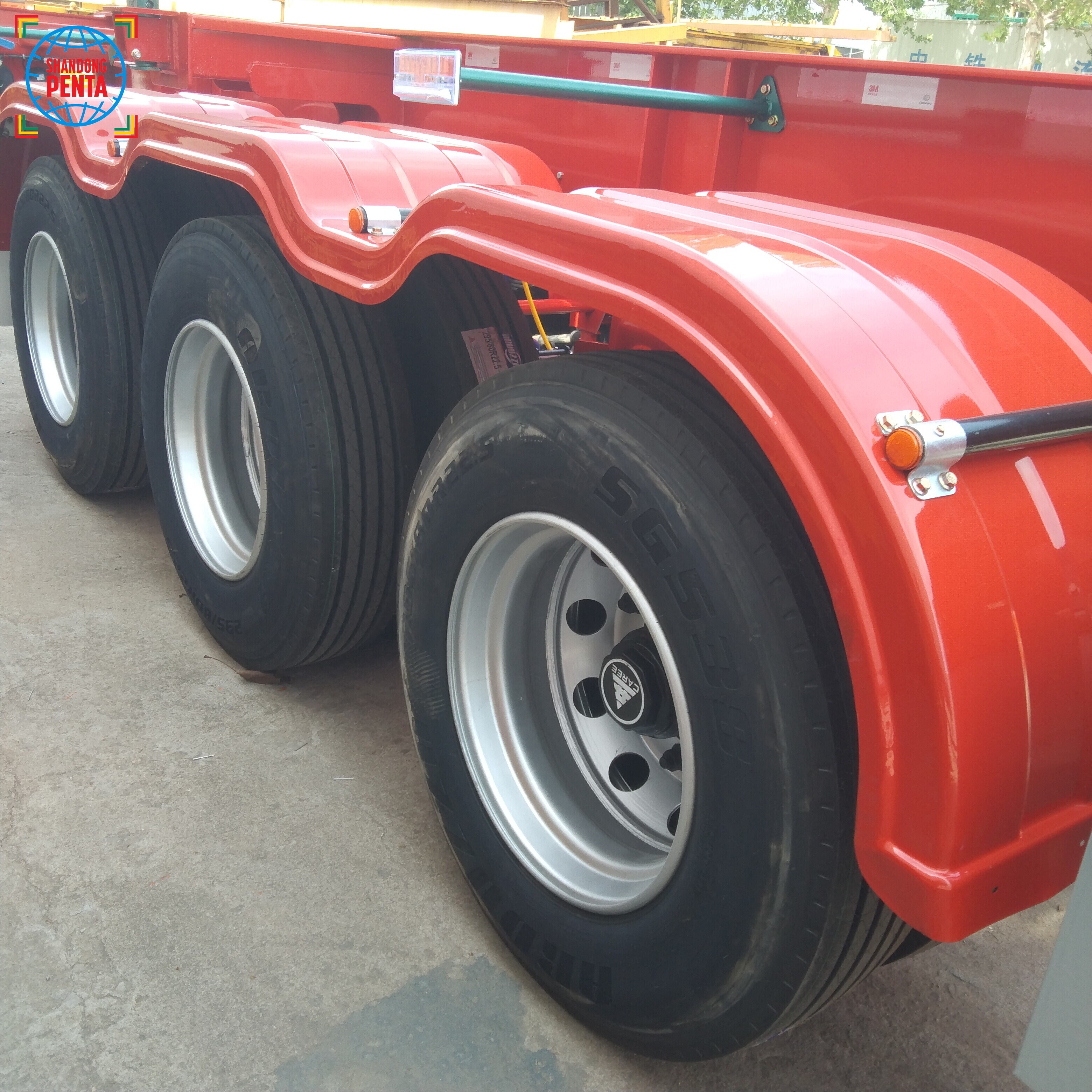 3-axle 40ft Skeleton Semi-Trailer