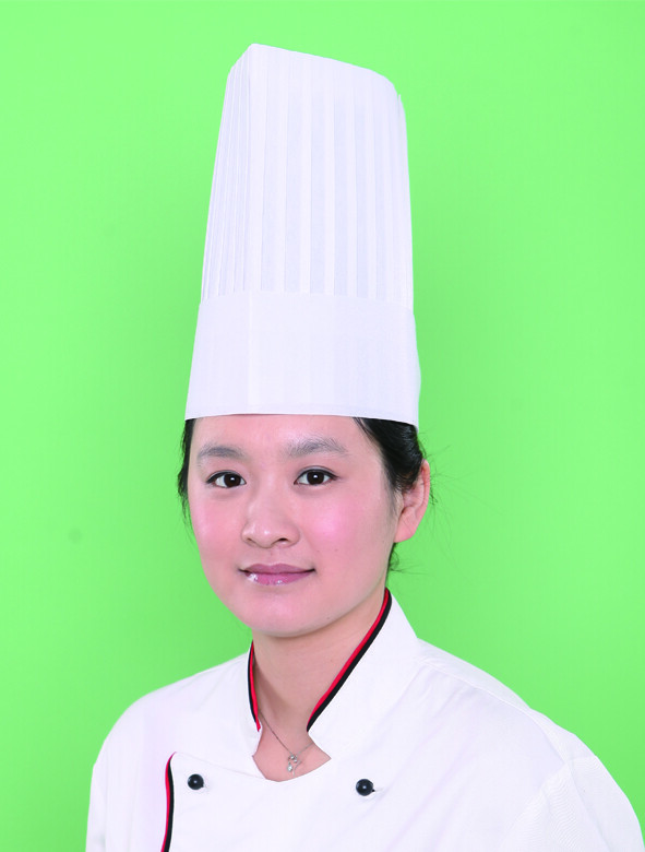 Non woven flat top chef hat