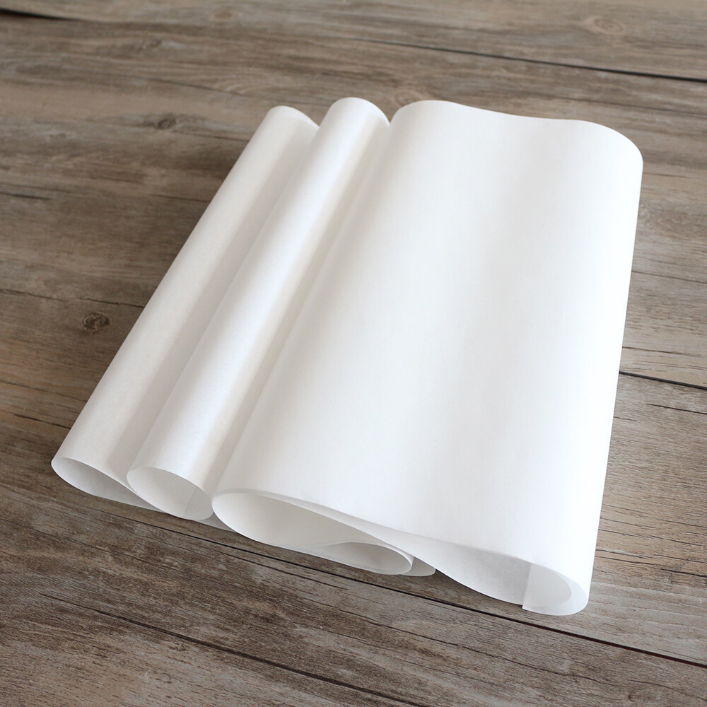 White greaseproof paper
