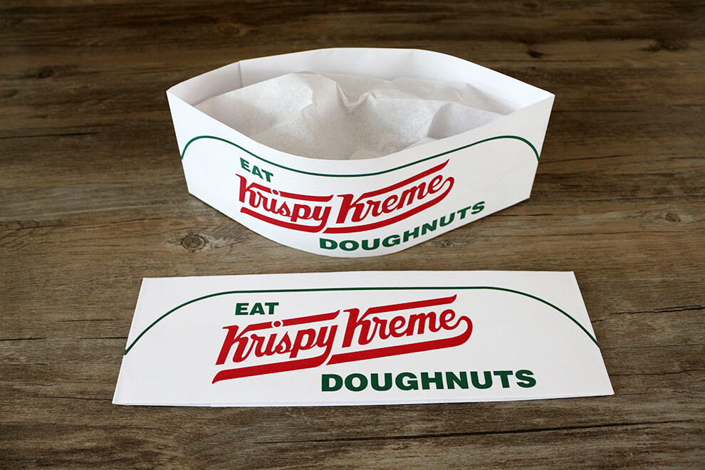 Paper forage hat (customized printed)