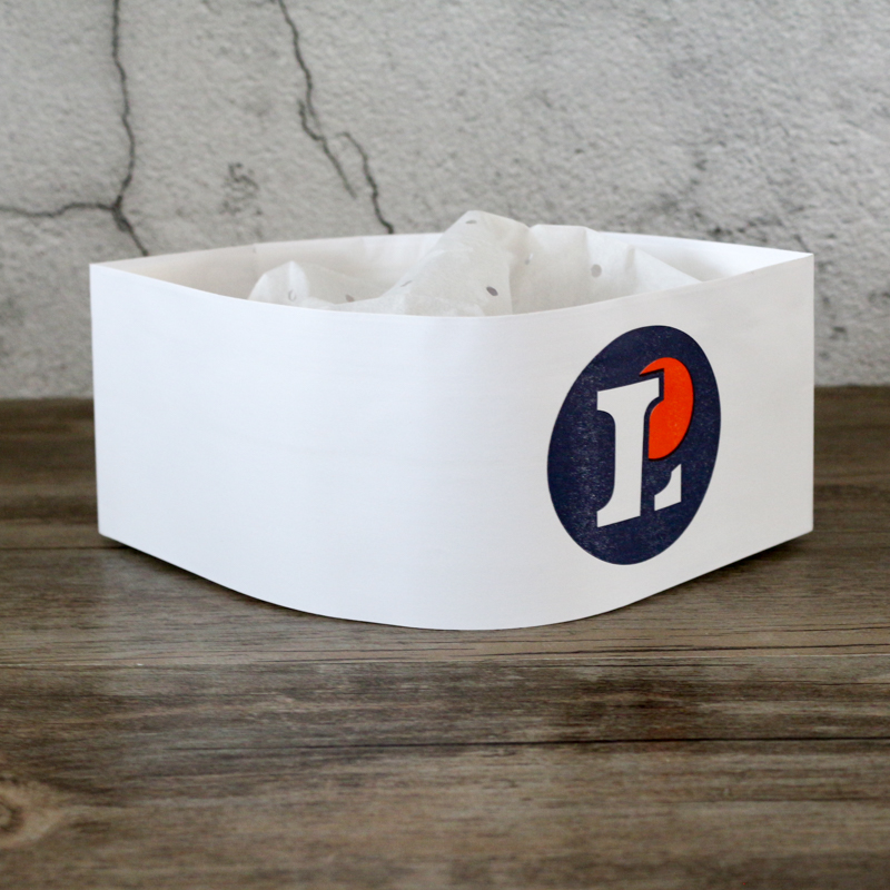 Paper forage hat (customized printed)