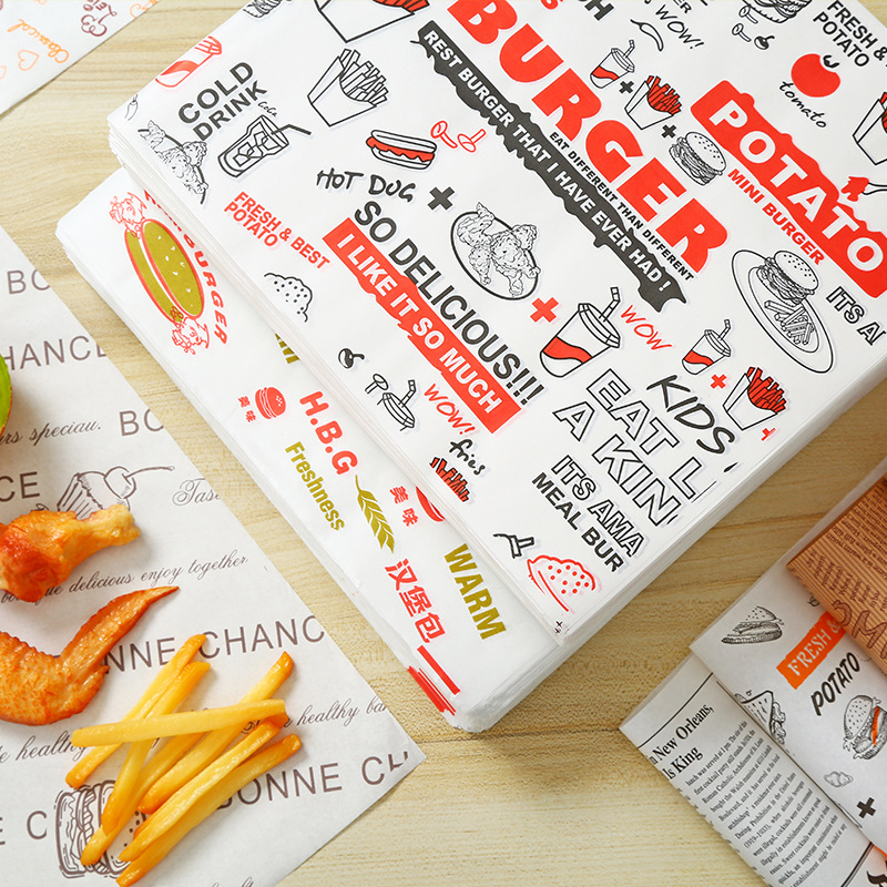 Greaseproof paper (customized printed)