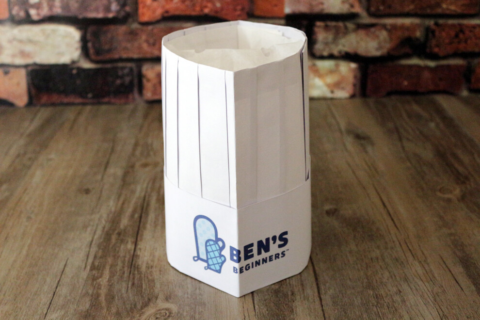 Paper children chef hat (customized printed)