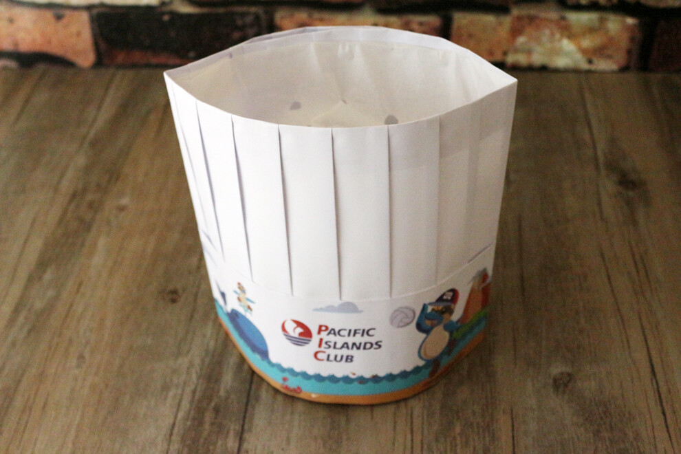 Paper children chef hat (customized printed)