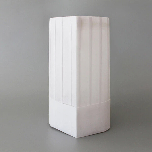 Non woven flat top chef hat