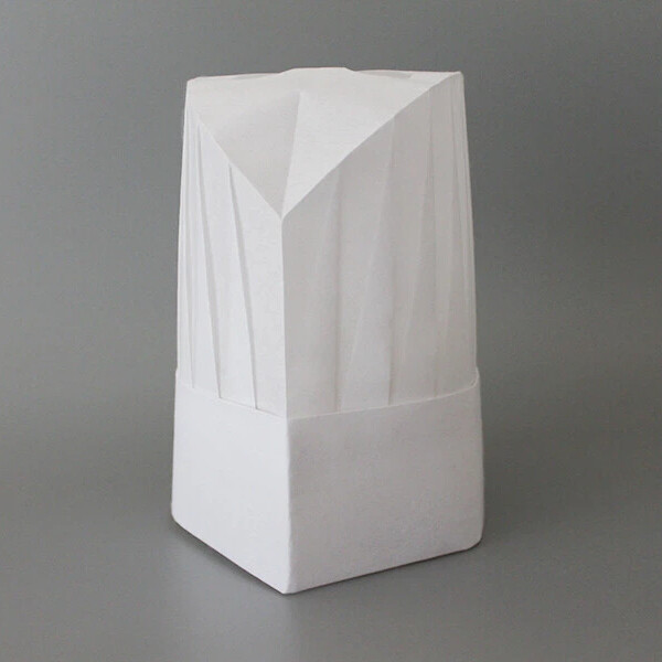 Non woven round top chef hat