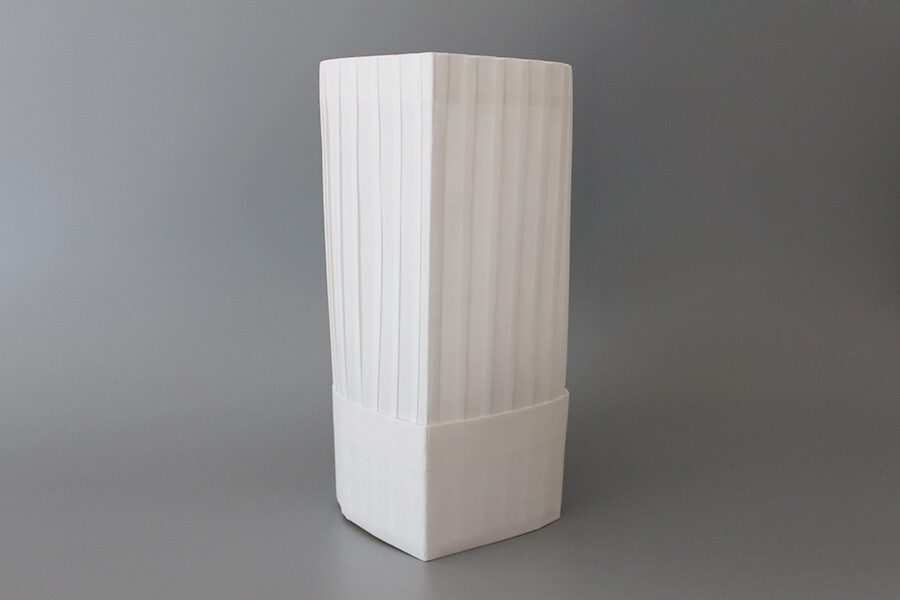 100% viscose flat top chef hat