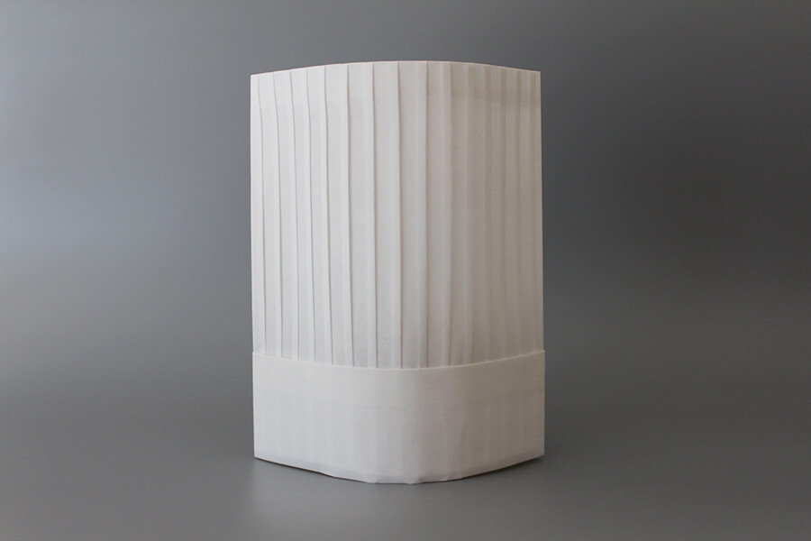 100% viscose flat top chef hat