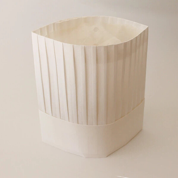 100% viscose flat top chef hat