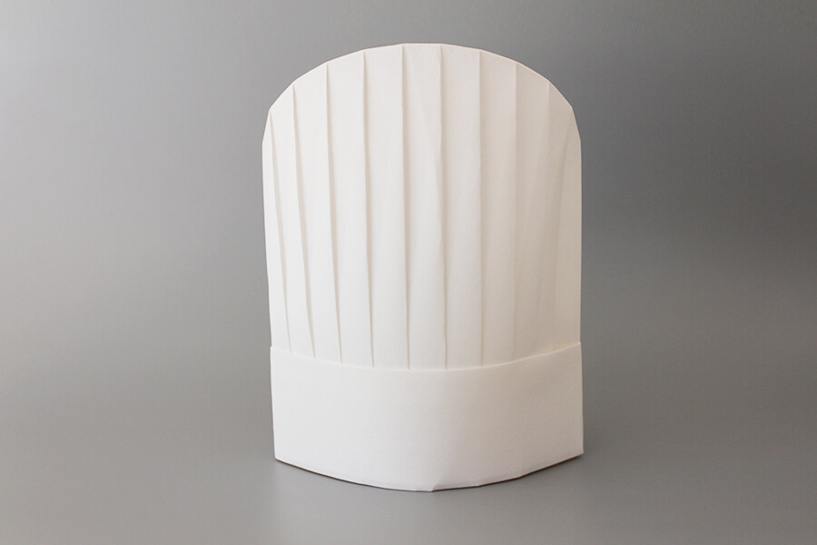100% viscose round top chef hat