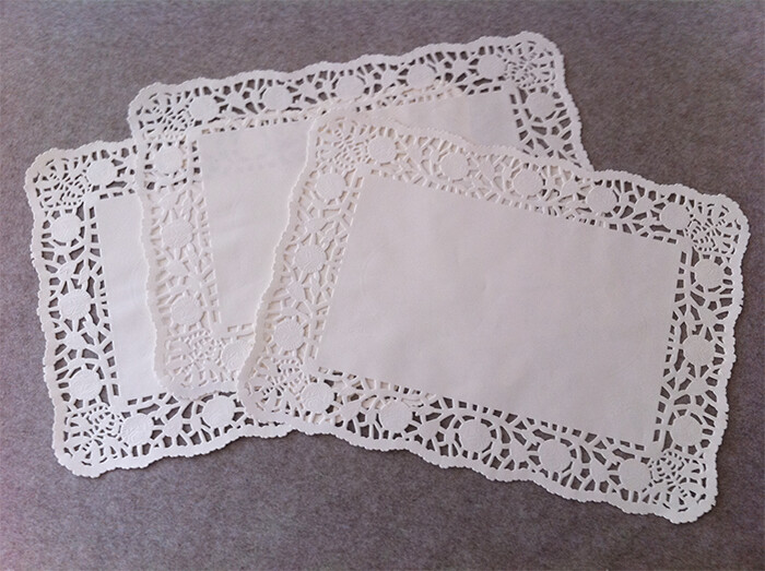 Rectangle paper doyleys