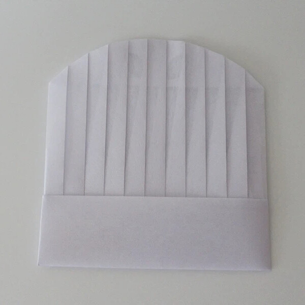 Special white non woven round top chef hat