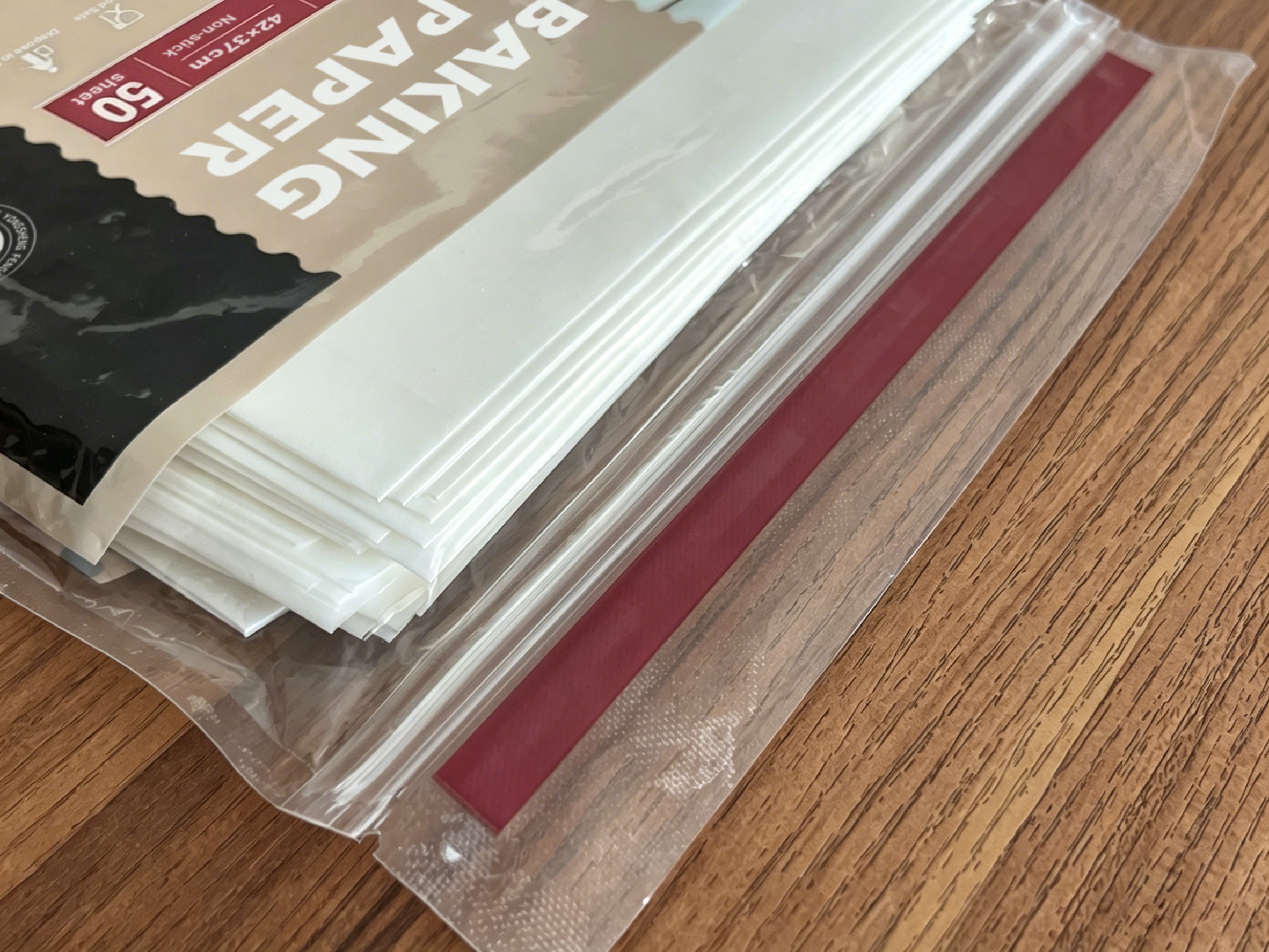 Folded baking paper