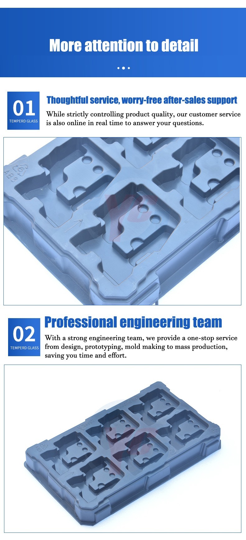 Electronic tray