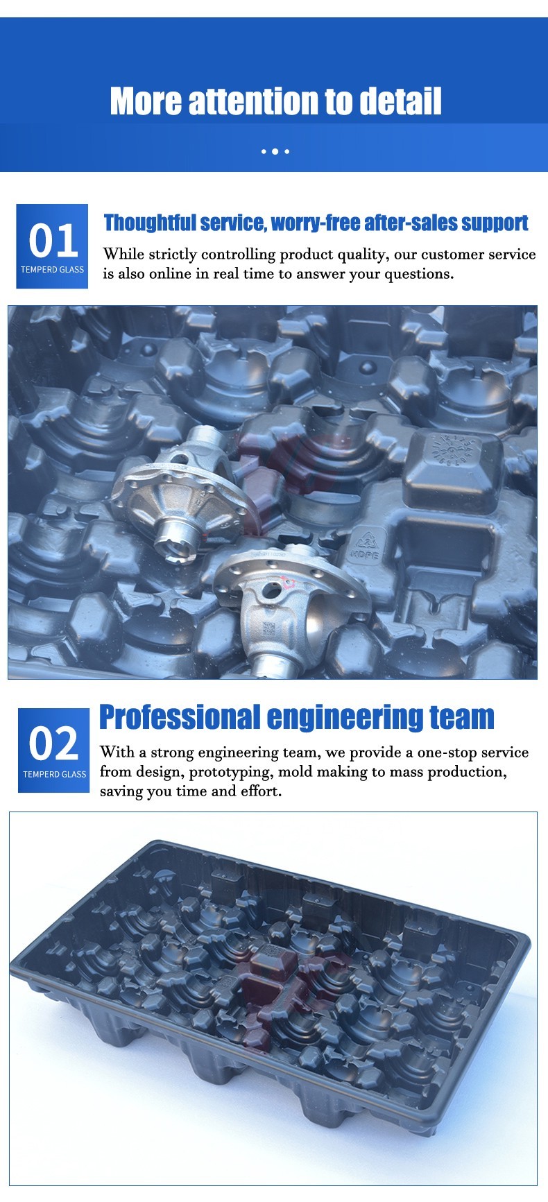 Differential tray