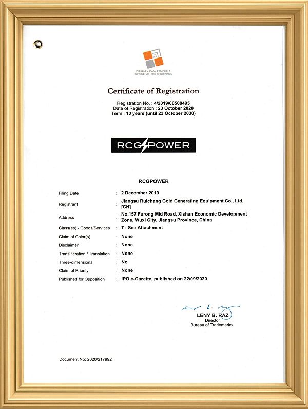 Registered trademark in the Philippines