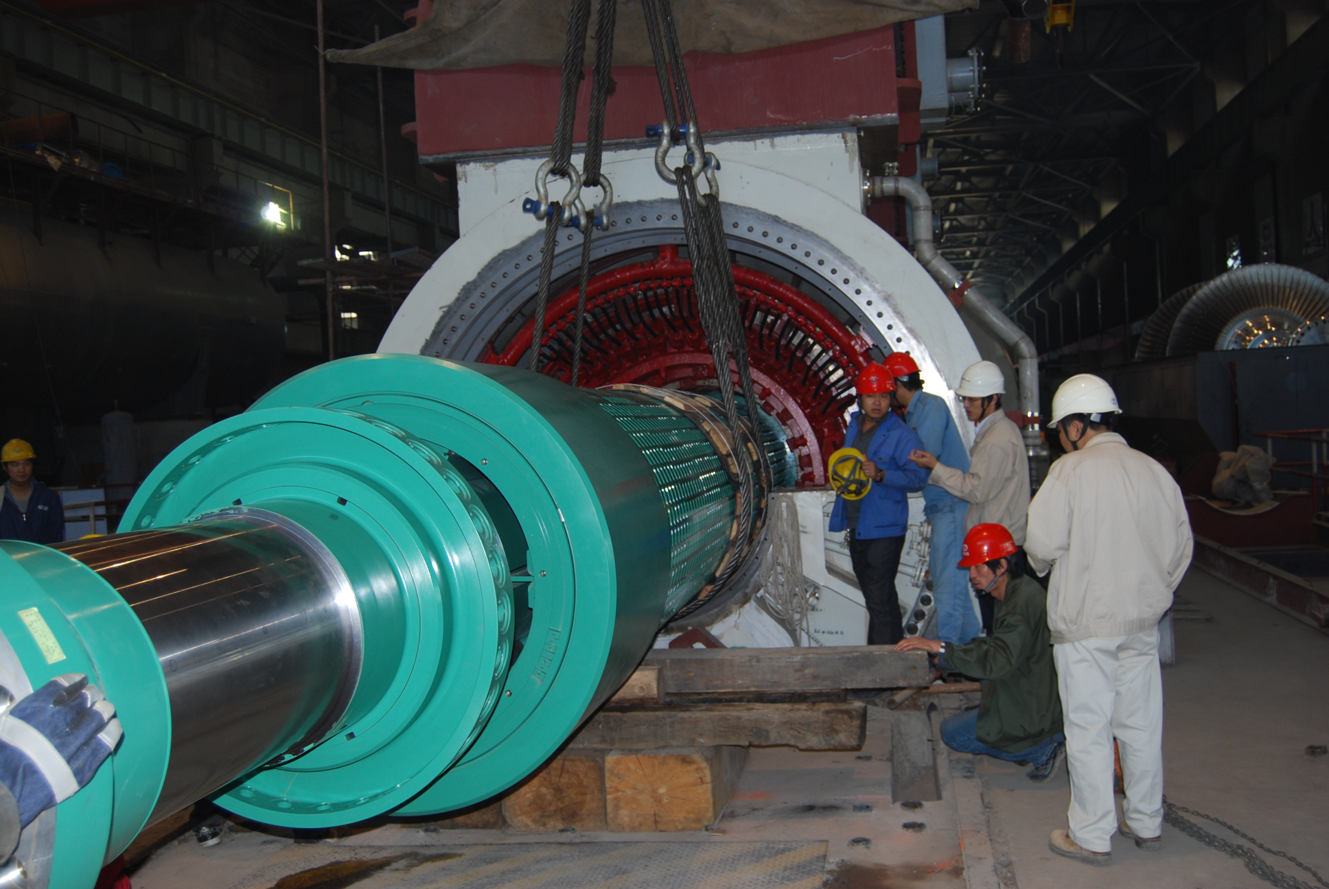 Revisión del turbogenerador