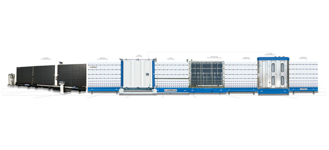 HT2230 fully automated complete production line for glass curtain wall (integrated production line)