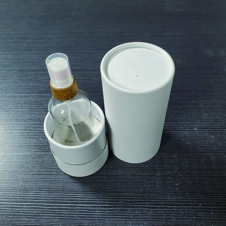 Custom Printed Reed Diffuser Packaging Cardboard Round Gift Boxes Eco-friendly Recycled Kraft Paper Tube for Room Fragrance