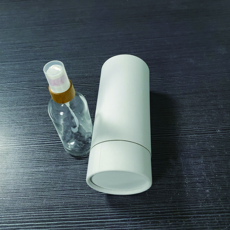 Custom Printed Reed Diffuser Packaging Cardboard Round Gift Boxes Eco-friendly Recycled Kraft Paper Tube for Room Fragrance