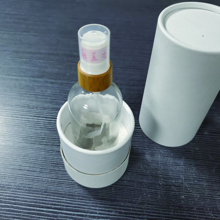 Custom Printed Reed Diffuser Packaging Cardboard Round Gift Boxes Eco-friendly Recycled Kraft Paper Tube for Room Fragrance