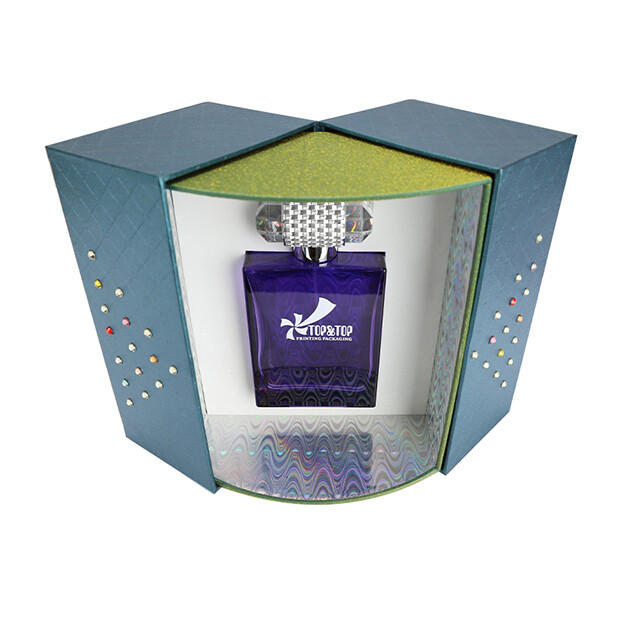 Advanced Two Door Cardboard Perfume Box Premium Gift Set Packaging for Luxury Gifting