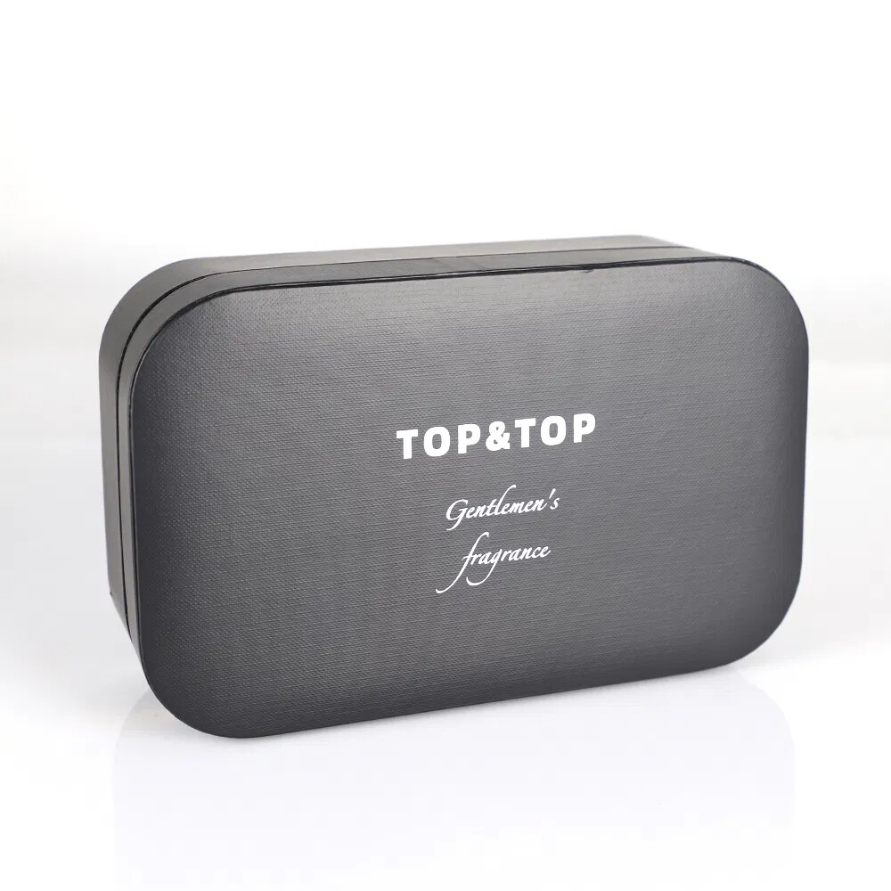 Luxury Custom Logo Perfume Box PU Empty Luxury Storage Packaging for Perfume Essential Oil Shampoo Cosmetics Wood Material