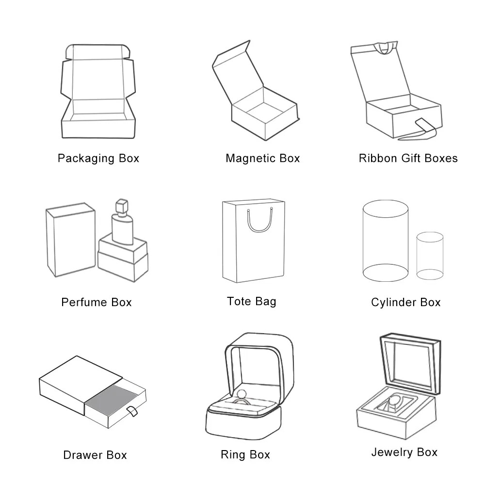 Factory Wholesale Custom Printed Essential Oil Packing Box Cosmetic Storage Box White Cardboard Box