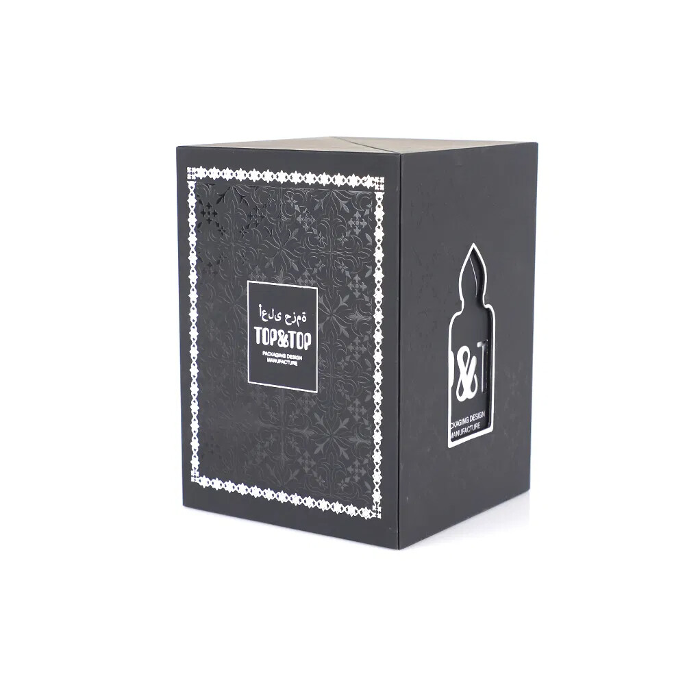 Expert in Diverse Fragrance Box Styles & Professional OEM/ODM Services Luxury Black Perfume Gift Box for Women & Men