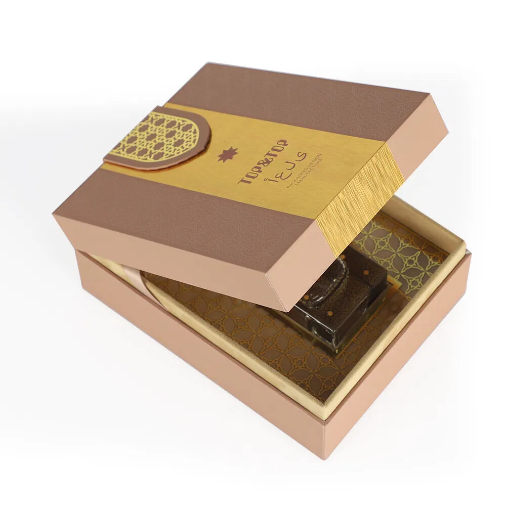 Custom Luxury Magnetic Gift Box for Perfume Recyclable Soy Ink Printed for FSC with Black Bottle Sponge Liner