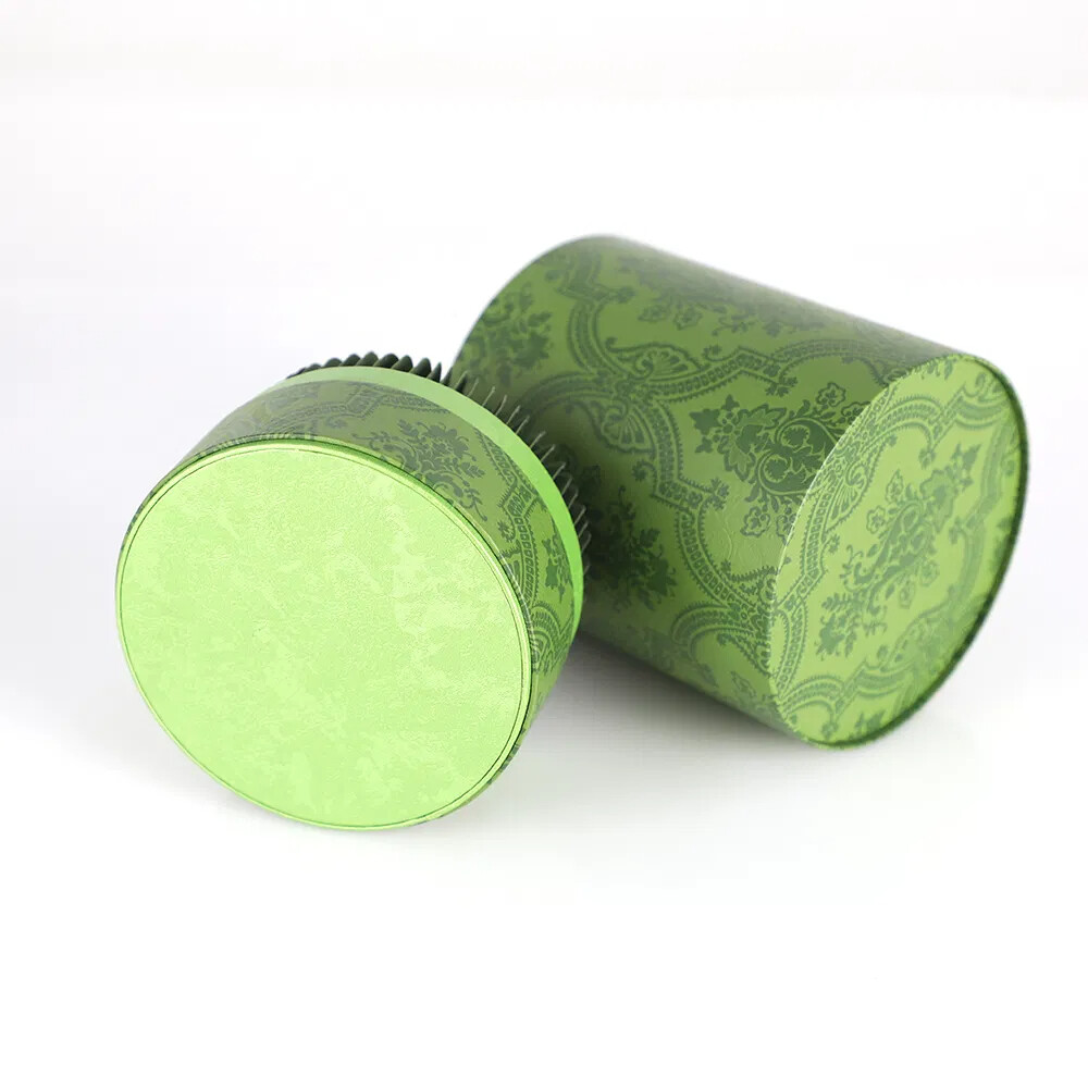 Custom Eco Friendly Cosmetic Perfume Packaging Paper Tube Can Cylinder Box with Hot Stamping for Luxury Fragrance Gift Box