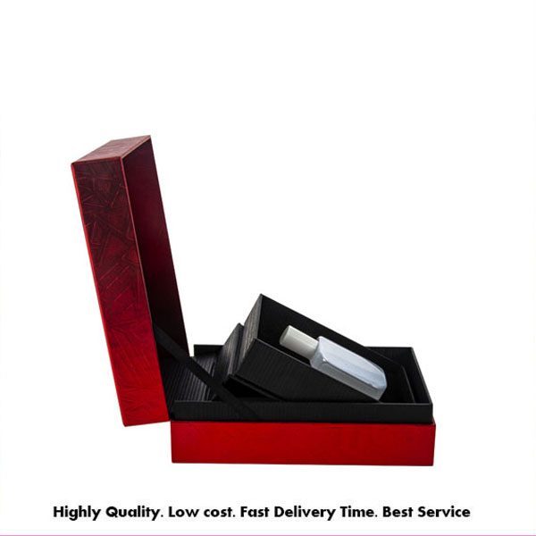 Luxury Men Perfume Oil Magnetic Gift Box Custom Glossy UV Spot Logo 2mm Paper With Embossing Attar Packaging