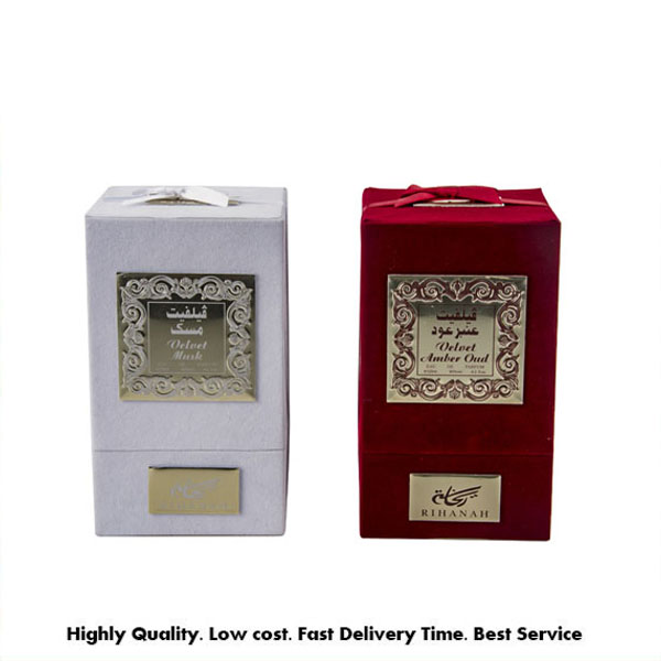 Luxury Men Perfume Oil Magnetic Gift Box Custom Glossy UV Spot Logo 2mm Paper With Embossing Attar Packaging