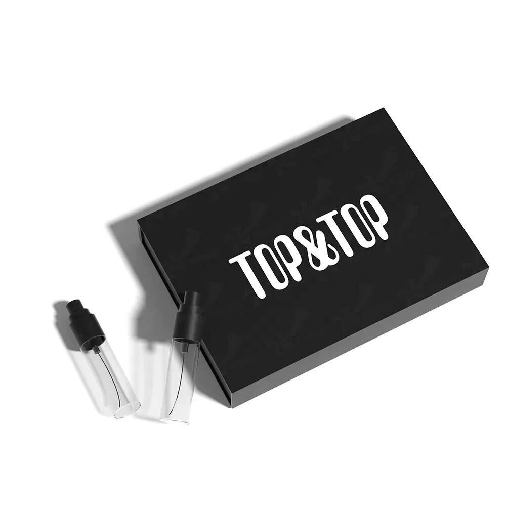 Custom Design 50ml Empty Eco-Friendly Recycled Materials High-End Magnetic Closure Luxury Perfume Bottle Paperboard Gift Box