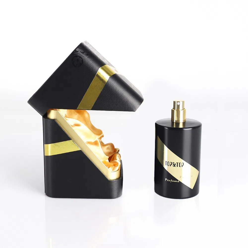 Custom Logo Perfume Packaging Paper Box Luxury Recyclable Cardboard Gift Box for Fragrance Packing with Bag