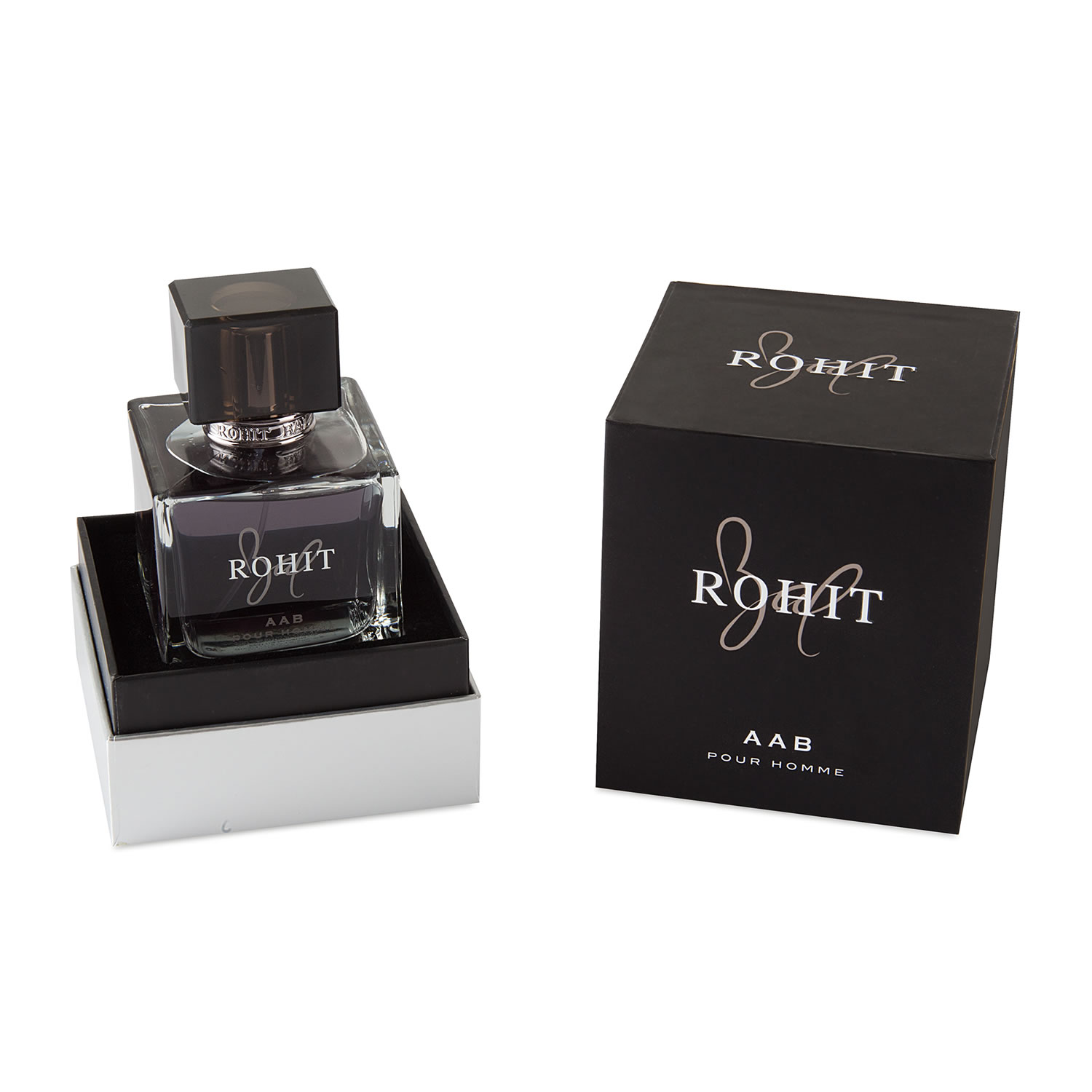 High Quality Custom Printing Gold Foil Logo Black Card Paper Box Design Cosmetic Packaging Luxury Perfume Box