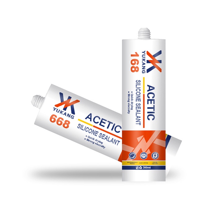 Acidic silicone adhesive