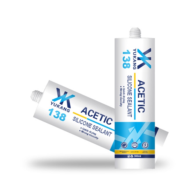 Acidic silicone adhesive
