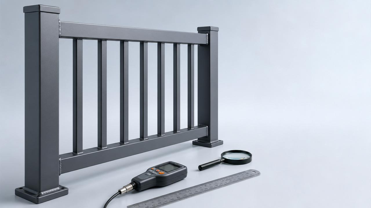 How to Inspect Welds and Coating on an Aluminum Alloy Fence