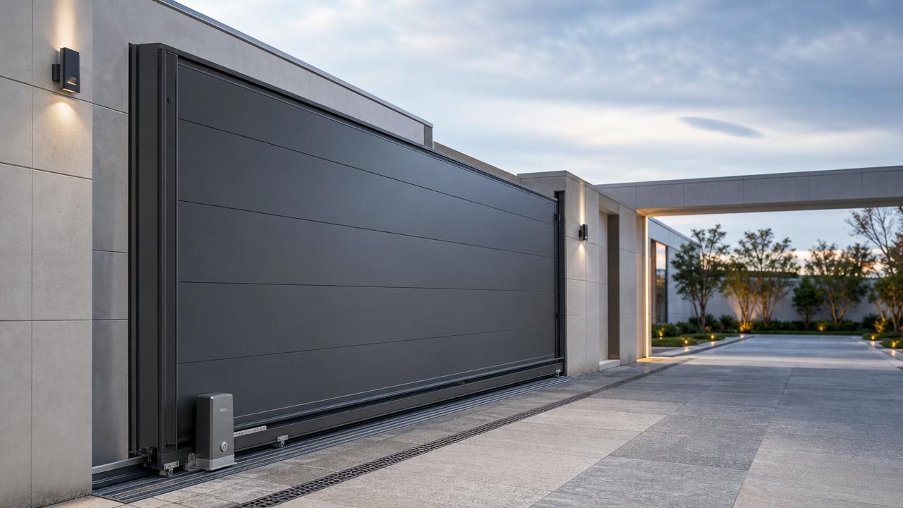 How long can an aluminum electric gate last outdoors?