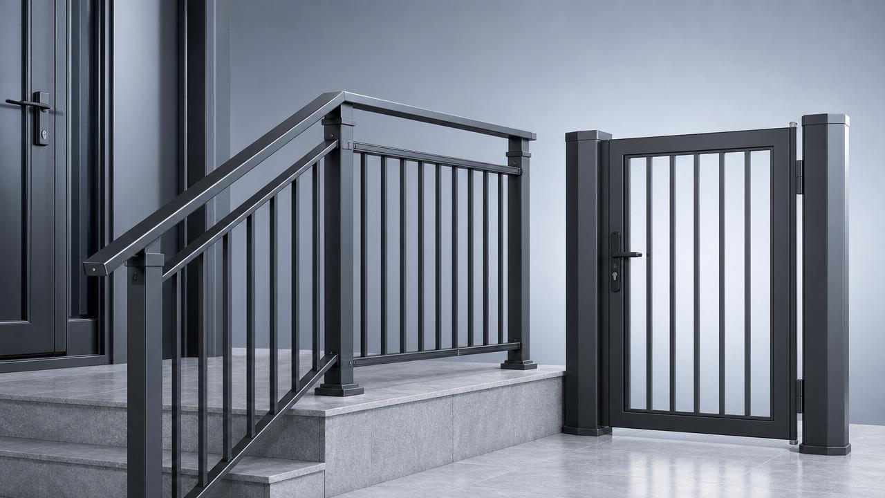 Powder-Coated Aluminum Stair Railing: Pros, Limits, and Maintenance Tips