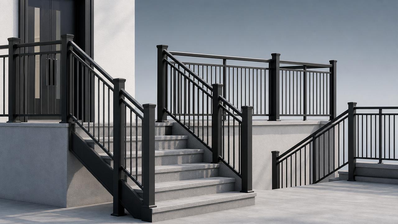 How to Choose an Aluminum Stair Railing for Homes, Decks, and Public Stairs
