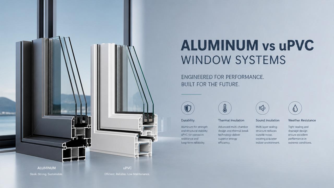 Aluminum Window Frame vs uPVC: Which Is Better for Long-Term Use?