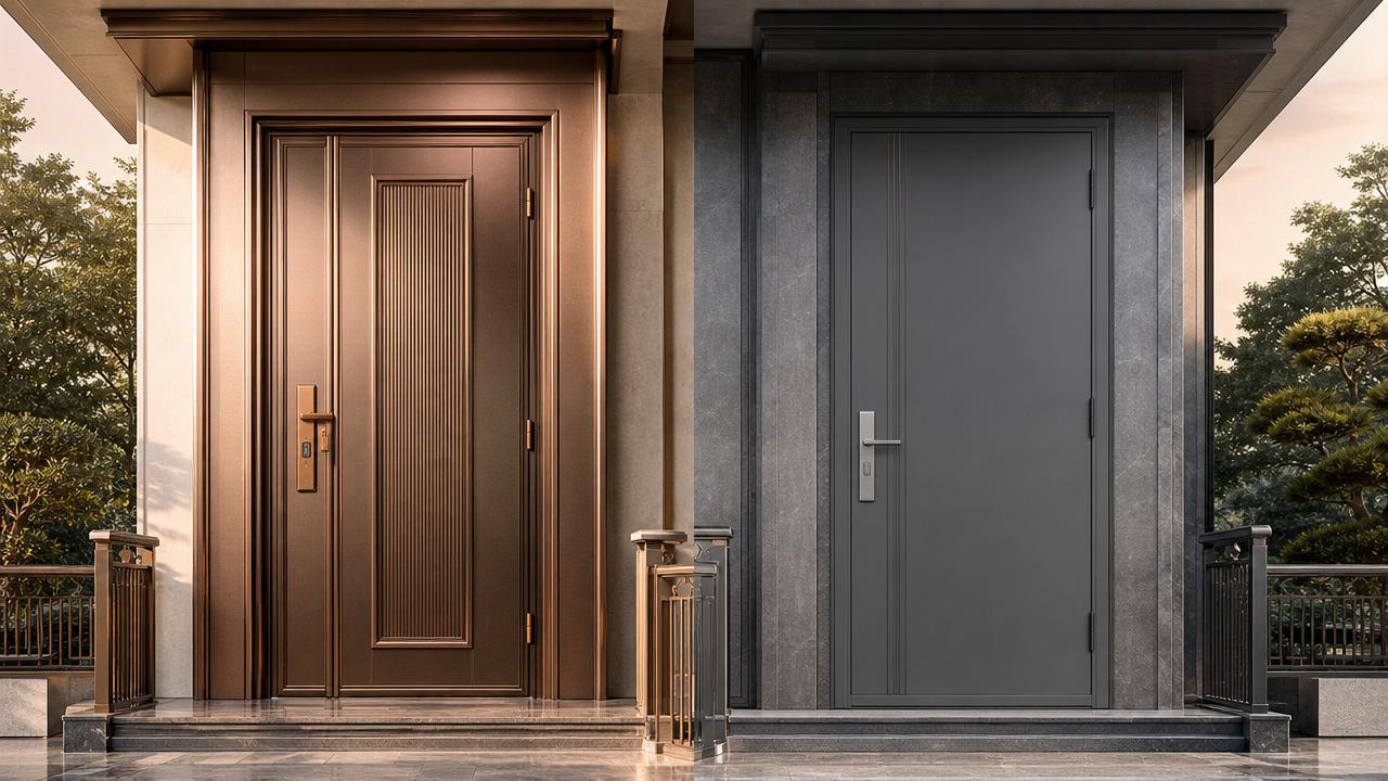 What Are Copper Aluminum Doors and How Are They Different From Standard Aluminum Doors?