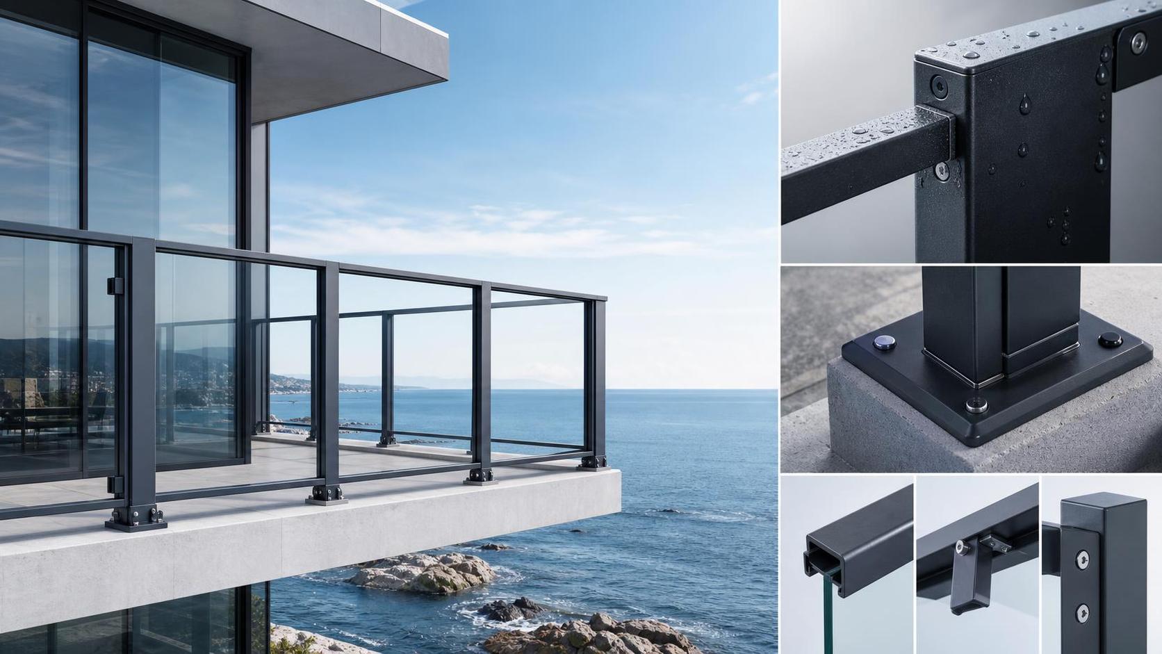 How to Choose Aluminum Balcony Railing for Sea-Facing Buildings