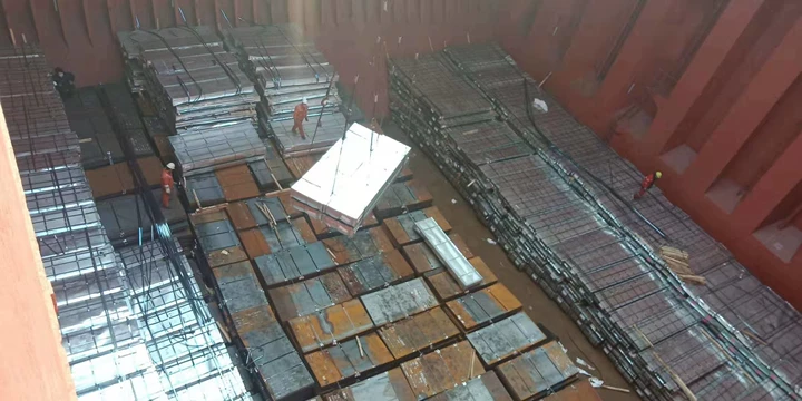 2,500 tons of galvanized steel sheets shipped to Iran