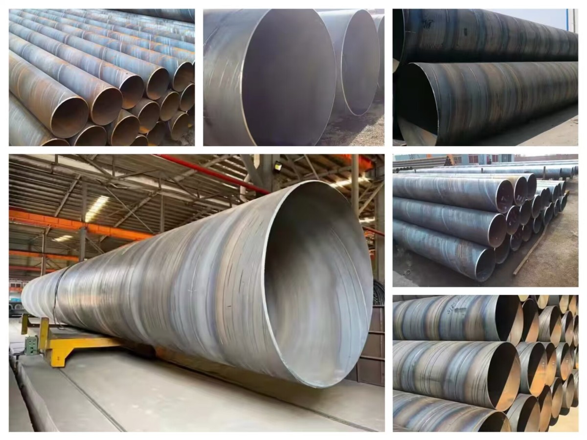 螺旋管拼图.jpg 10# ,20#,45# Spiral Welded Pipe