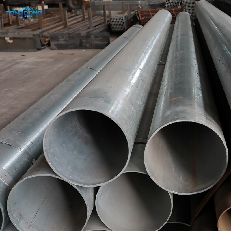 DX51D Galvanized Steel Round Pipe