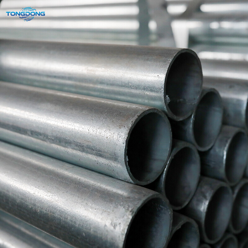 DX51D Galvanized Steel Round Pipe