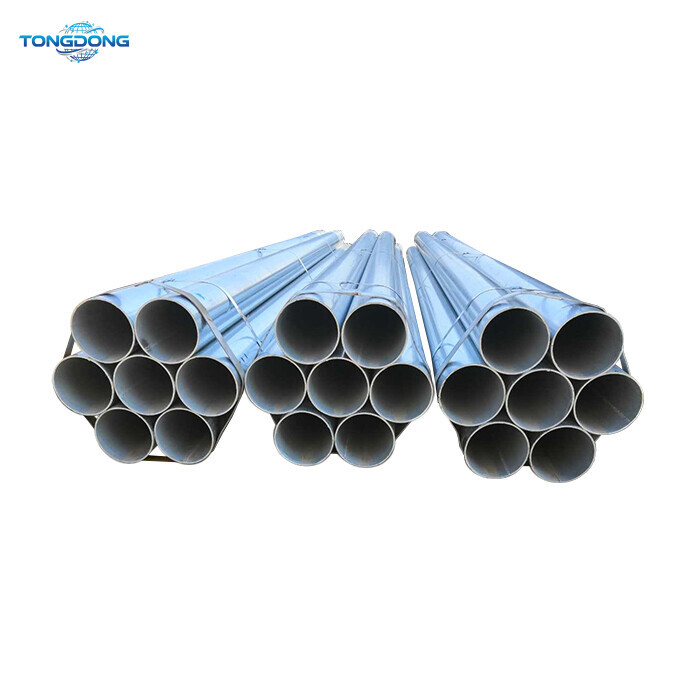 DX51D Galvanized Steel Round Pipe